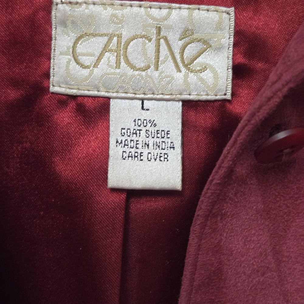 Cache Goat Suede Jacket - image 4